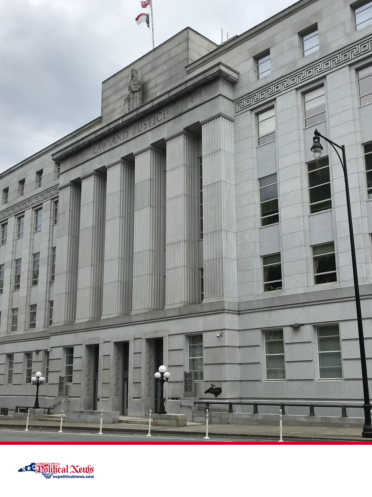 North Carolina Justice Building in Raleigh, home of the state Supreme Court.