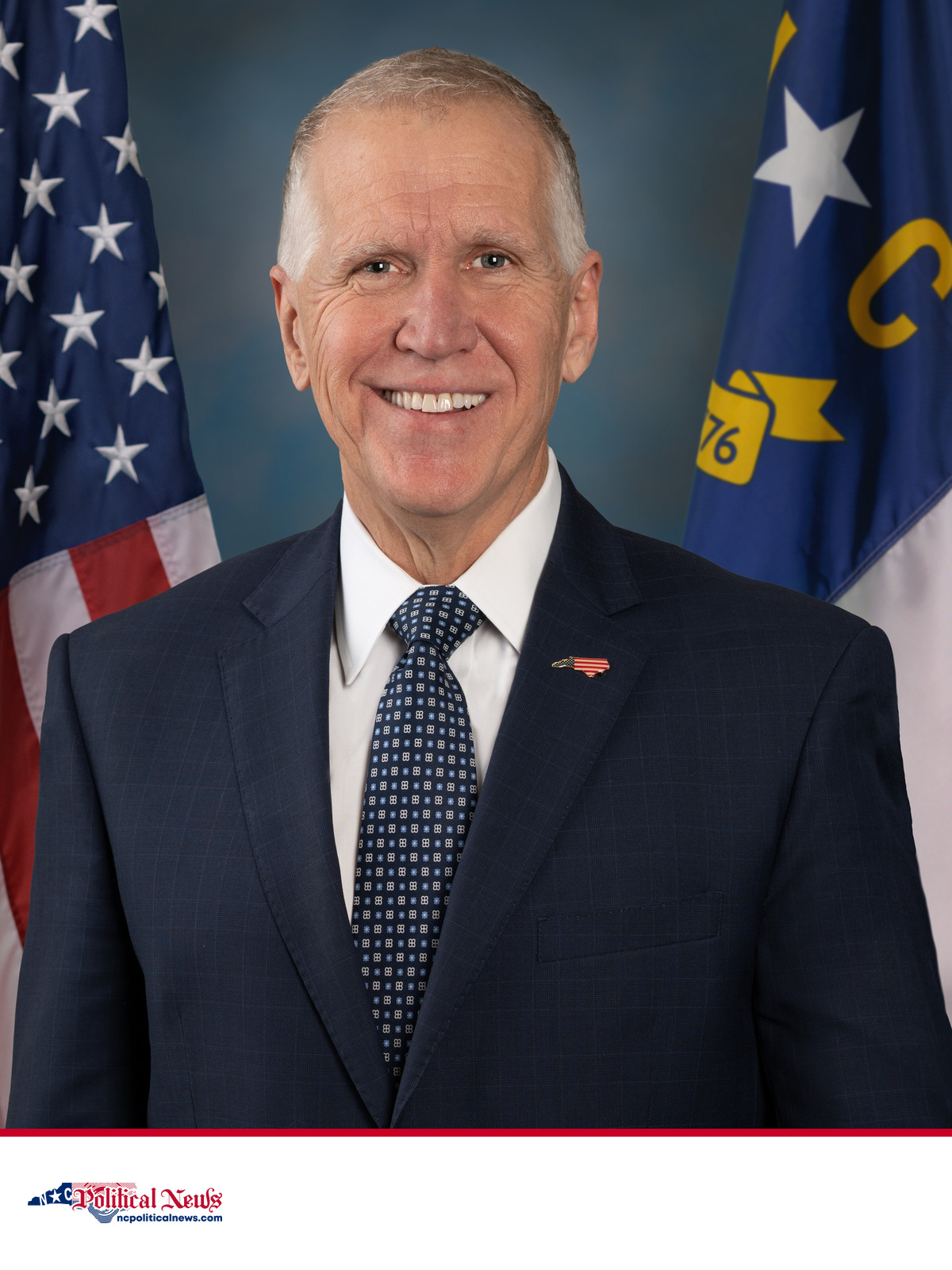 Official portrait of U.S. Sen. Thom Tillis of North Carolina.