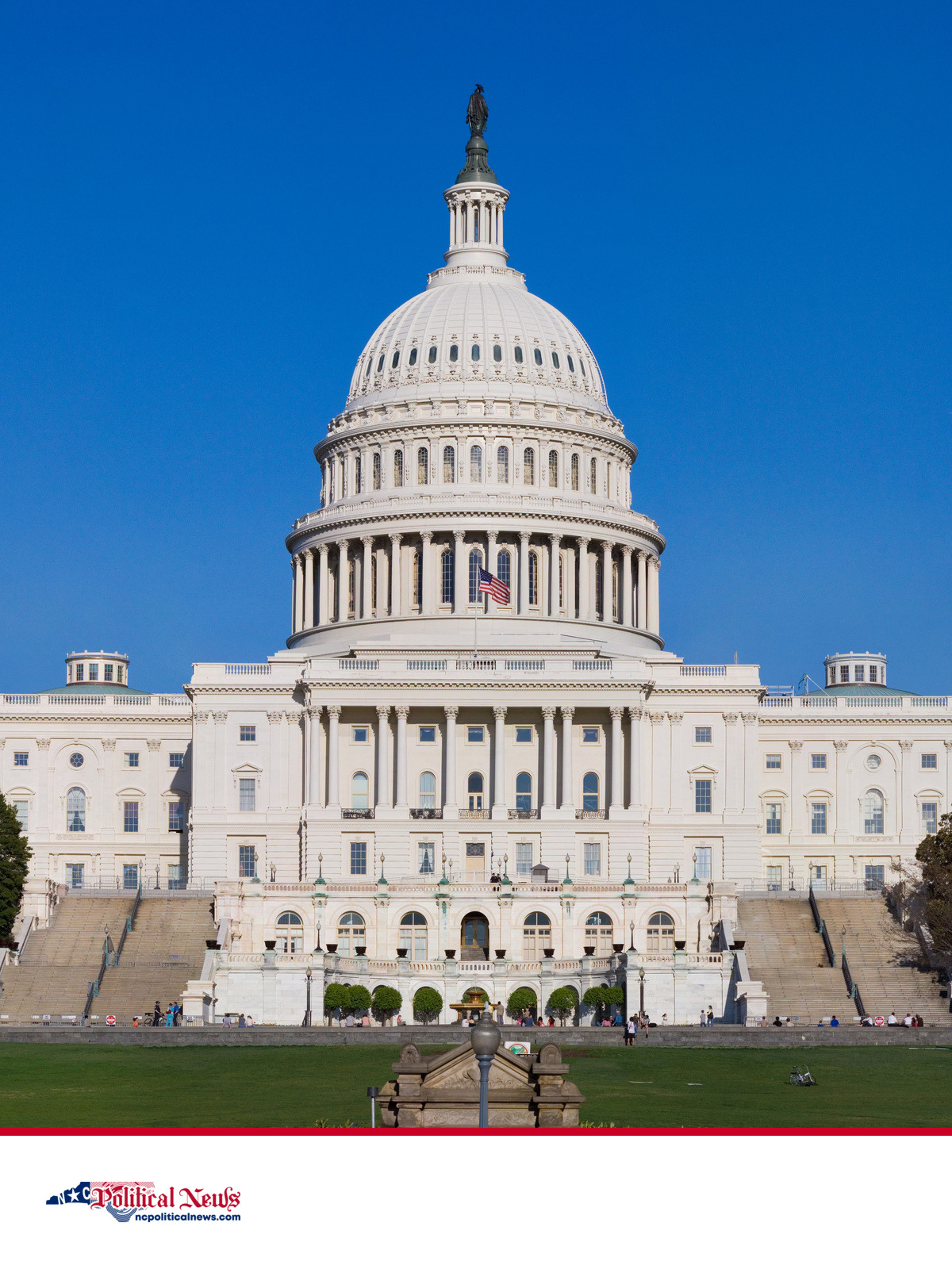 The western front of the United States Capitol in Washington, D.C.