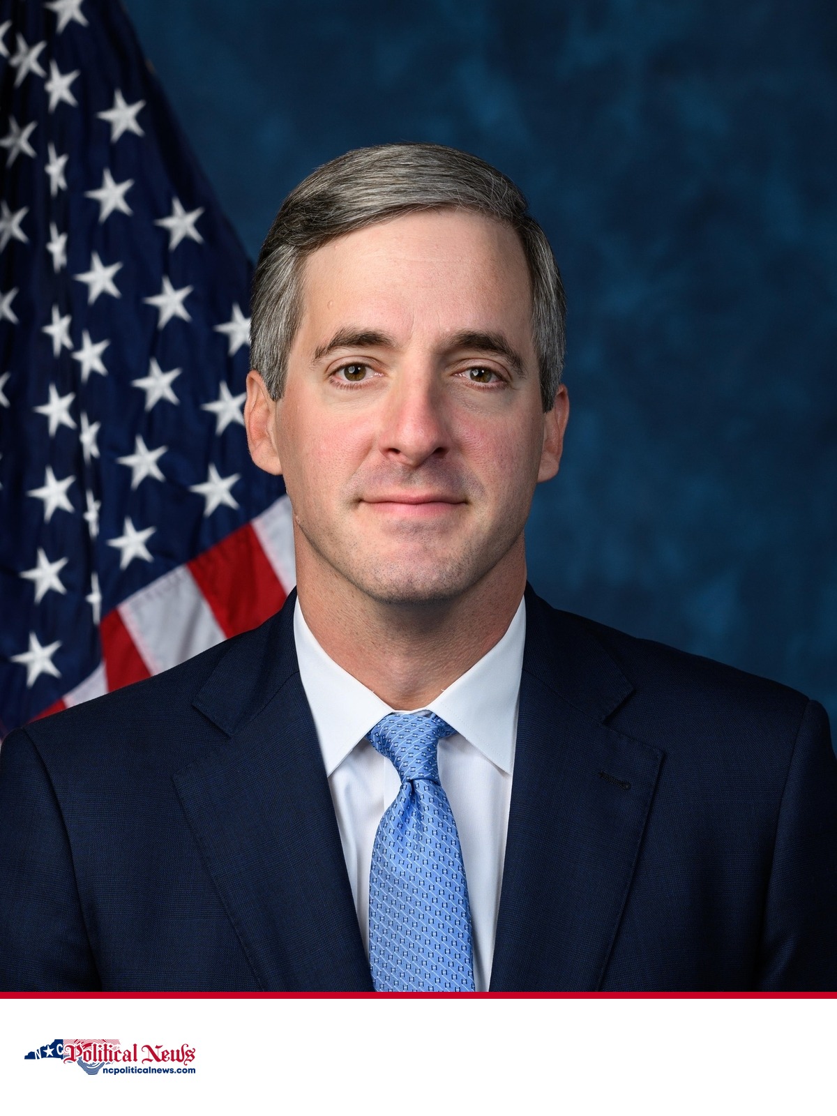 Official portrait of Rep. Brad Knott of North Carolina's 13th Congressional District.