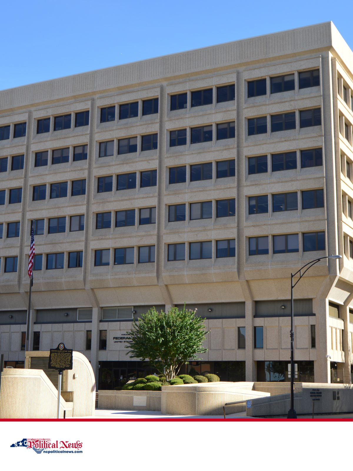 The Hiram H. Ward Federal Building and U.S. Courthouse in Winston-Salem in an October 2018 file photograph.