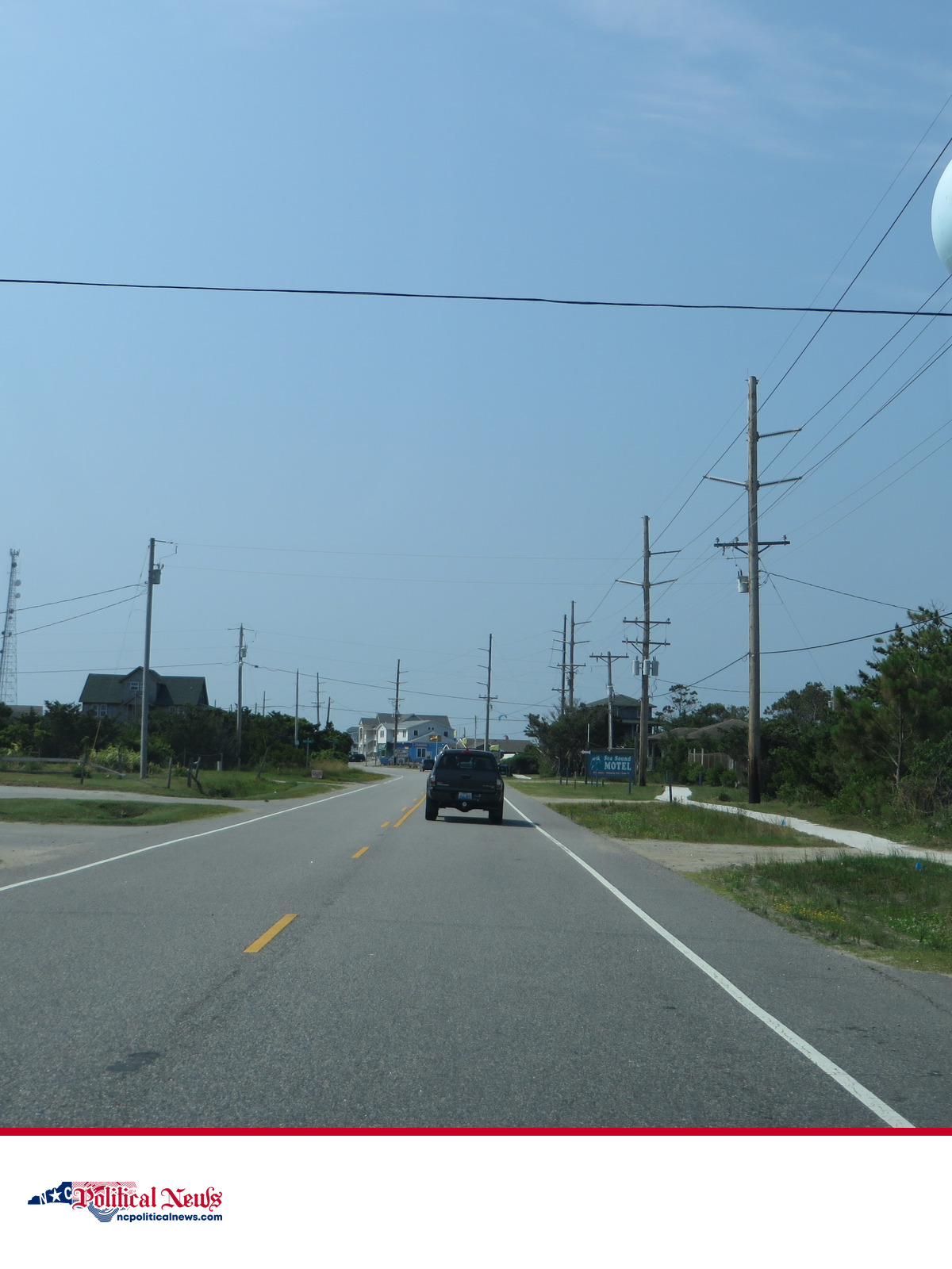 N.C. Highway 12 runs through Rodanthe on Hatteras Island.