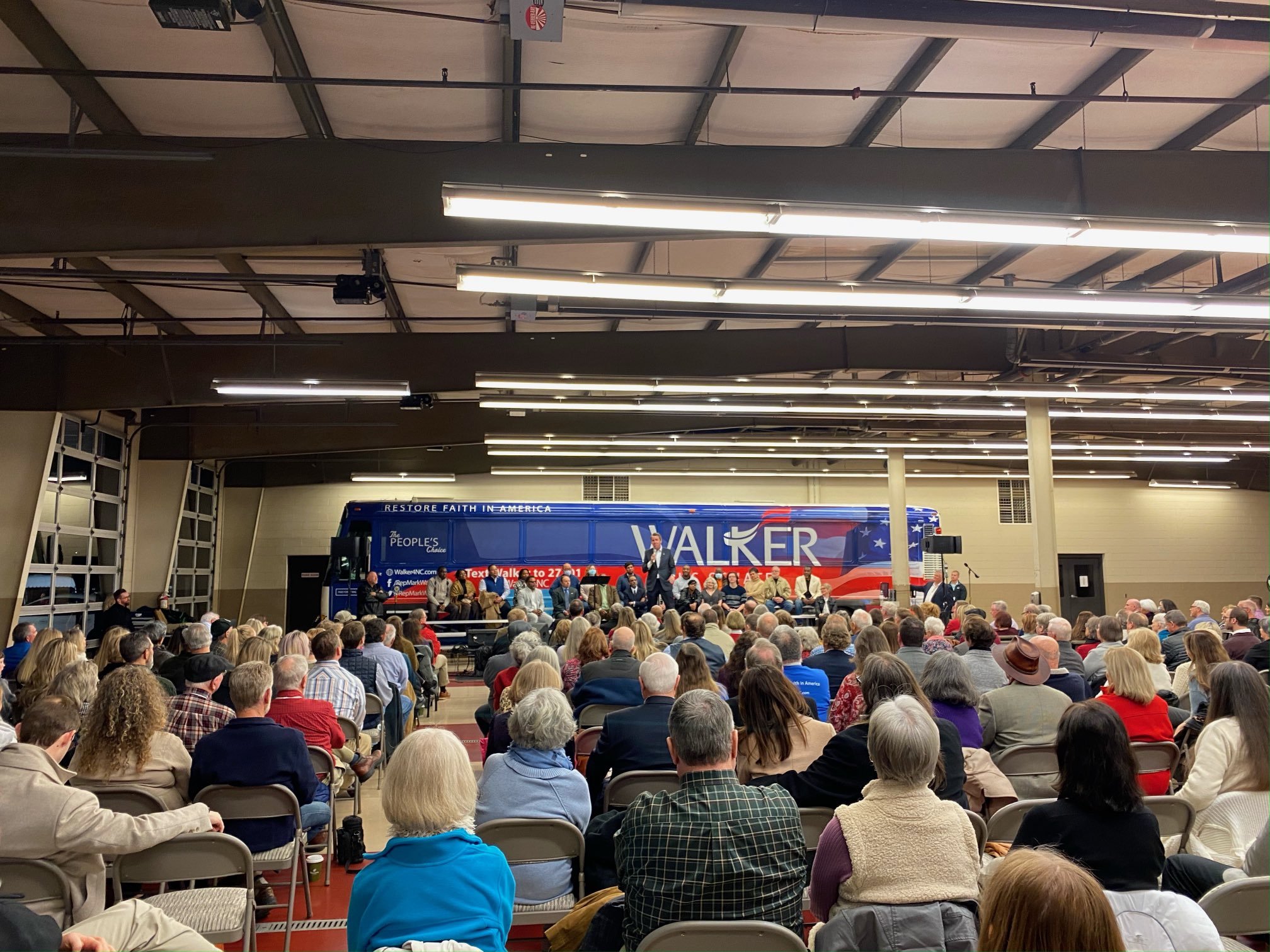   Image attached of&nbsp;Walker 4 NC Campaign Kickoff Rally&nbsp;in November 2021.&nbsp;Courtesy: Mark Walker for Senate  