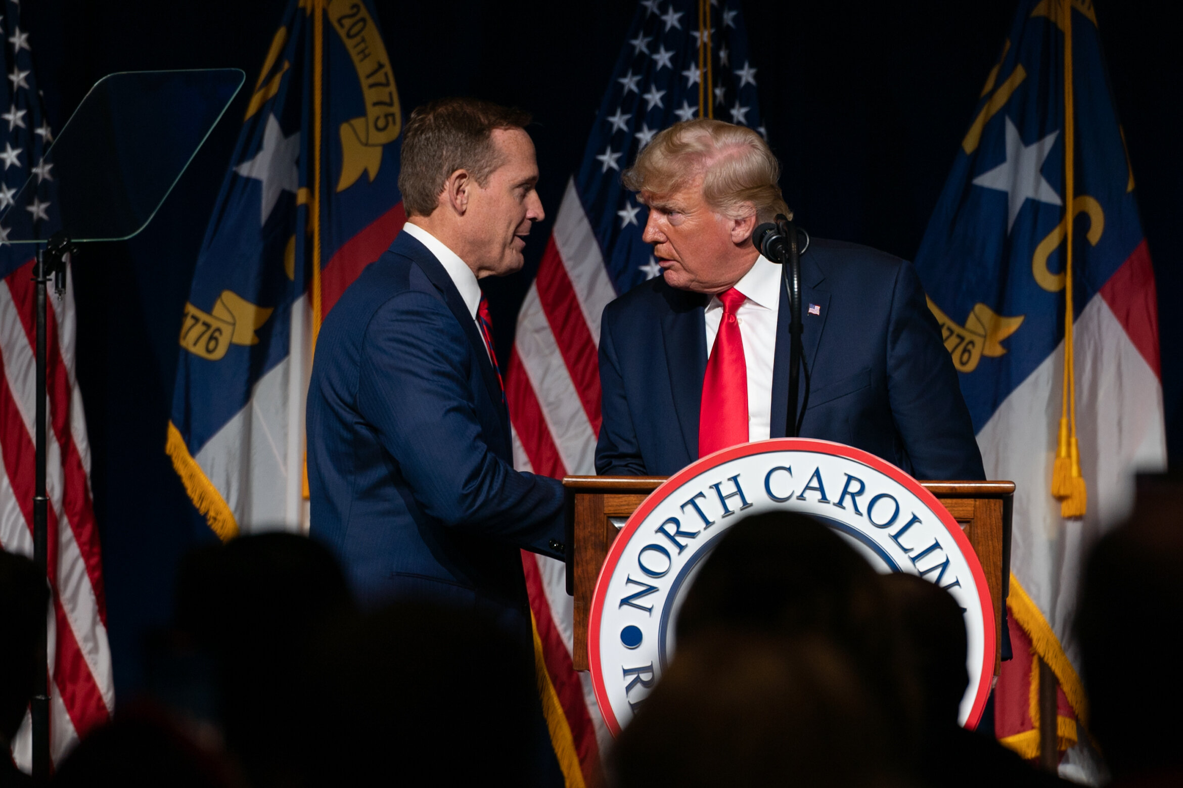 Congressman Ted Budd with President Donald Trump